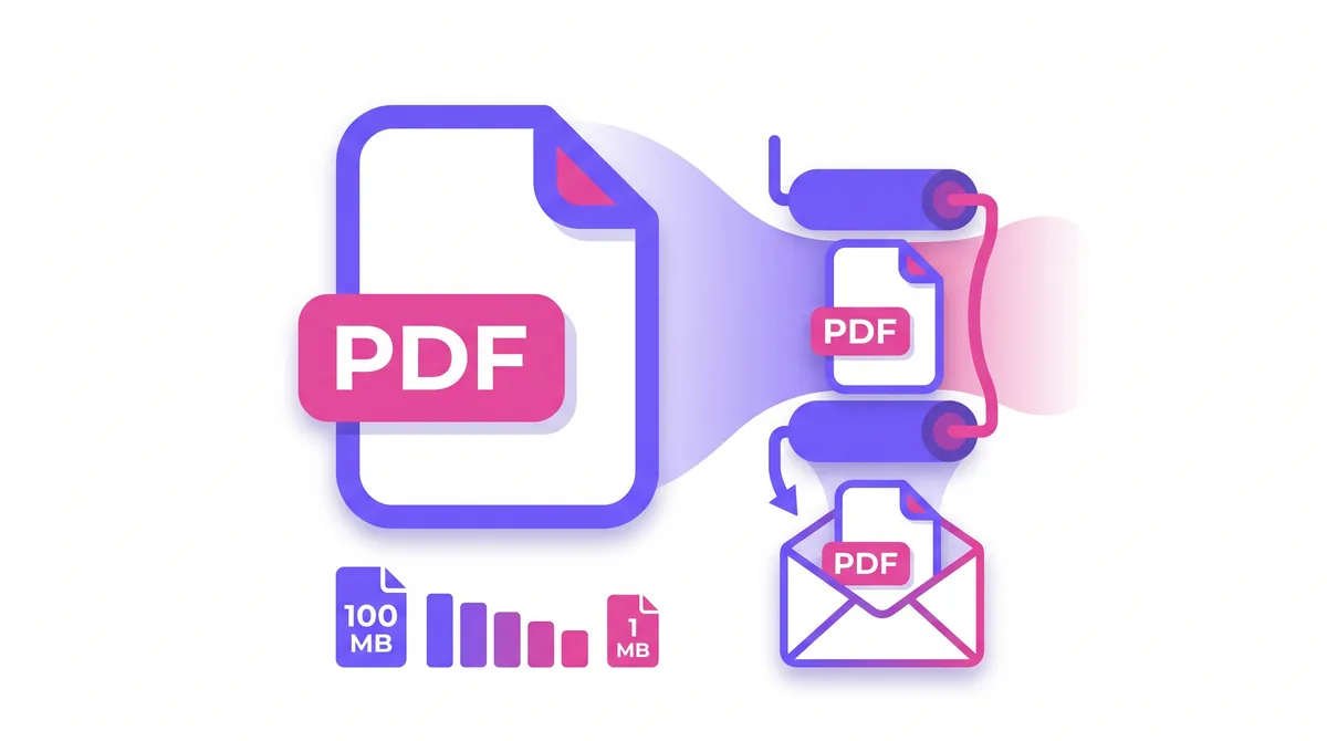 PDF 용량 줄이기 - 이메일 10MB 첨부 제한 해결하는 법